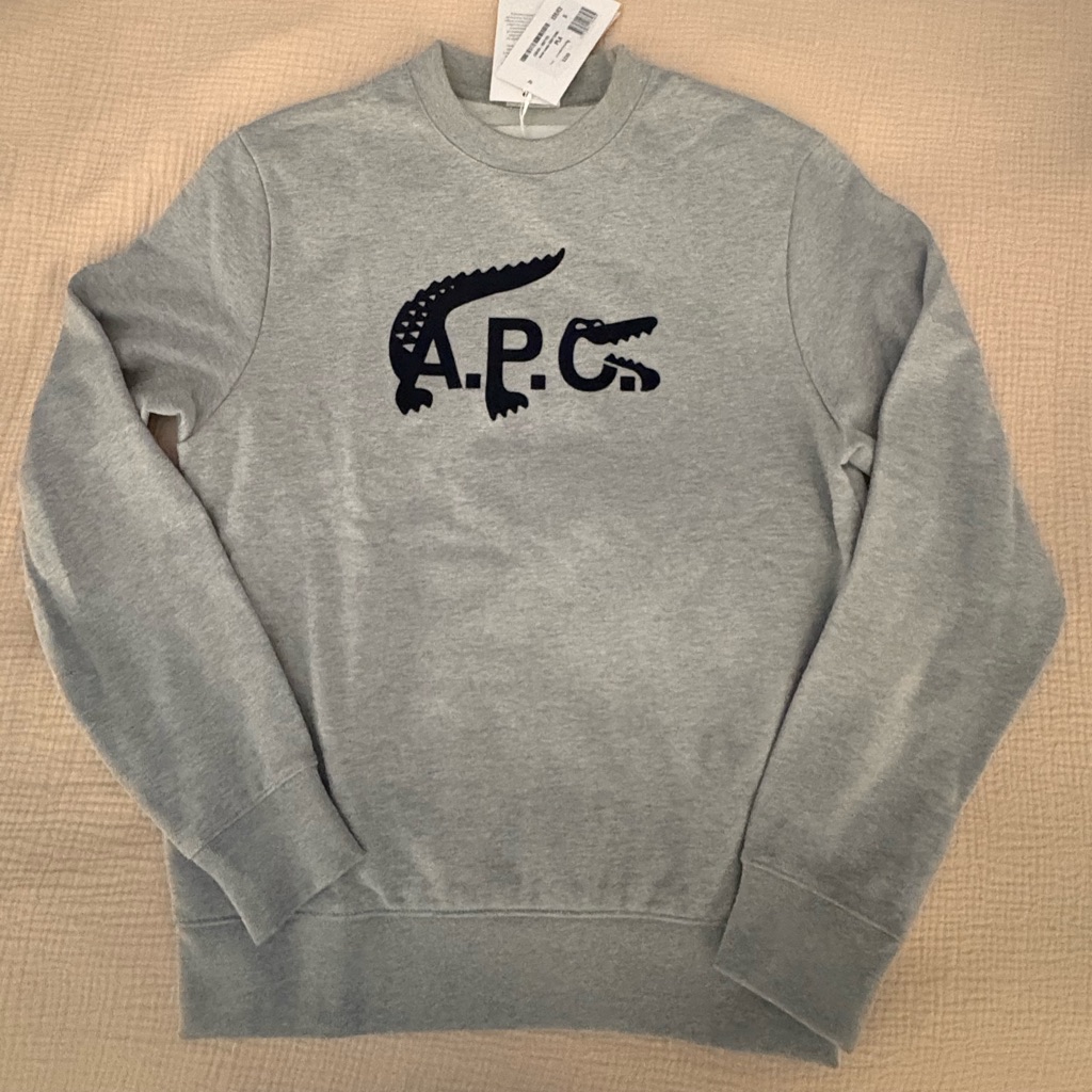 APC Lacoste Gray Unisex Top
